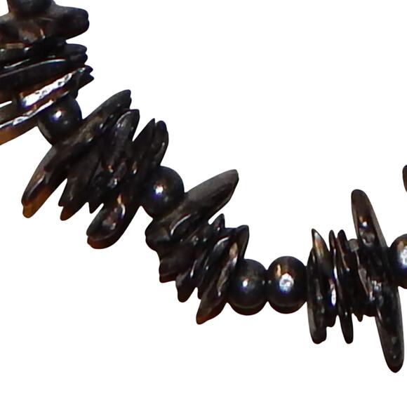 Vintage Tribal Wooden Seeds, Beads Necklace & Bracelet Jewelry Set - Picture 8 of 11